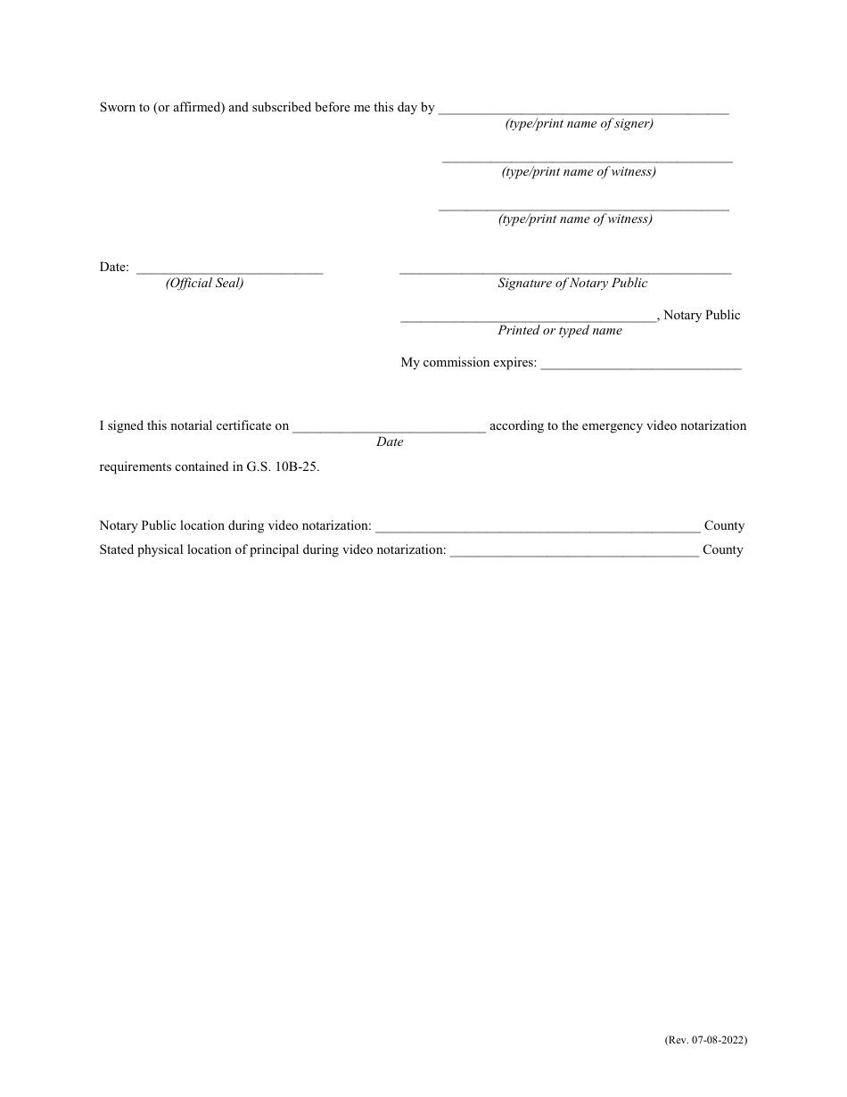 Health Care Power of Attorney - North Carolina, Page 7