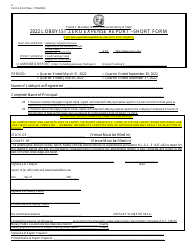 Document preview: Form LR-EZ Videoconferencing Notarization Lobbyist Zero Expense Report Short Form - North Carolina