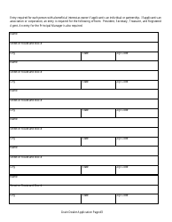 Application for Grain Dealer License - Mississippi, Page 4