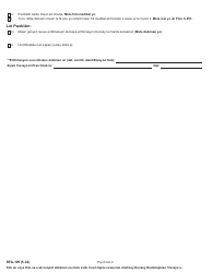 Form RFA-1W Request for Assistance by Injured Worker - New York (Haitian Creole), Page 2