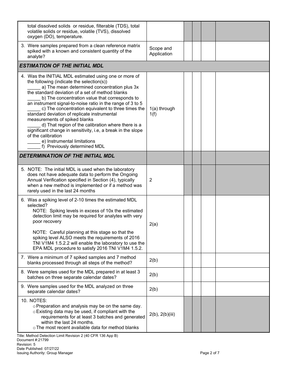 Form 21799 MDL Procedure Checklist - Virginia, Page 2