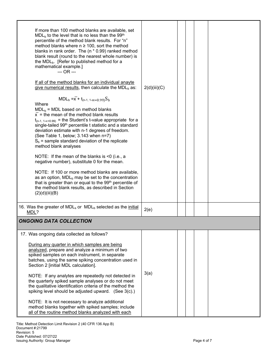 Form 21799 MDL Procedure Checklist - Virginia, Page 4