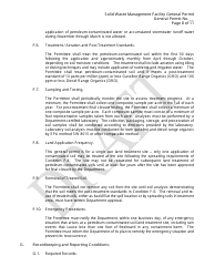 General Permit for a Solid Waste Management Facility - Single-Use Land Treatment Site for Petroleum-Contaminated Soil - Draft - North Dakota, Page 8