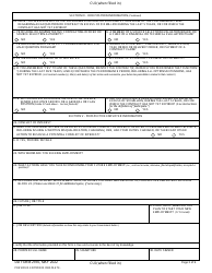 DD Form 2945 Post-government Employment Advice Opinion Request, Page 3