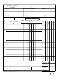 Document preview: DD Form 2042 Work Measurement Time Study Worksheet (Snapback)