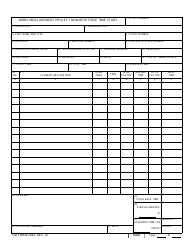 Document preview: DD Form 2043 Work Measurement Project Non-repetitive Time Study
