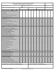 DD Form 2133 Joint Airlift Inspection Record/Checklist