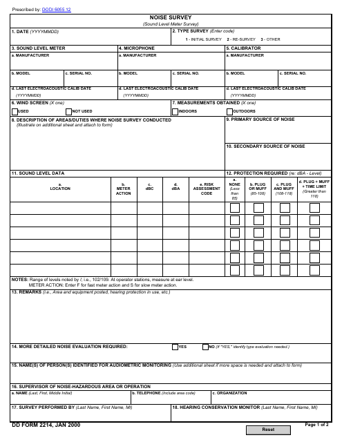 DD Form 2214  Printable Pdf