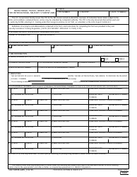 Document preview: DD Form 2285 Invitational Travel Order (Ito) for International Military Student (Ims)