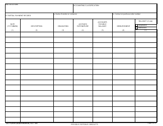 DD Form 2406 Miscellaneous Obligation Document, Page 2