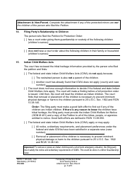 Form PO030 Temporary Protection Order and Hearing Notice - Washington, Page 10