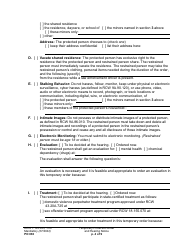 Form PO030 Temporary Protection Order and Hearing Notice - Washington, Page 4