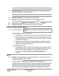 Form PO030 Temporary Protection Order and Hearing Notice - Washington, Page 5