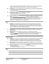 Form PO030 Temporary Protection Order and Hearing Notice - Washington, Page 6