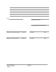 Form PO044 Judgment - Protection Order - Washington, Page 2