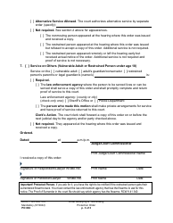 Form PO066 Order Modifying or Terminating Protection Order - Washington, Page 3