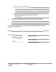 Form XR112 Proof of Service - Extreme Risk - Washington, Page 3