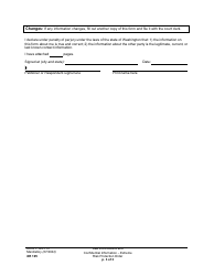 Form XR105 Law Enforcement and Confidential Information - Extreme Risk Protection Order - Washington, Page 3