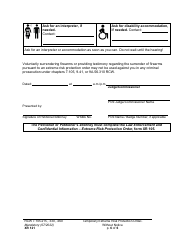 Form XR121 Temporary Extreme Risk Protection Order - Without Notice - Washington, Page 6