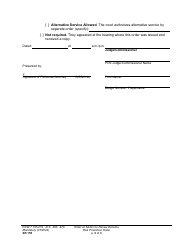 Form XR155 Order on Motion to Renew Extreme Risk Protection Order - Washington, Page 3