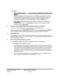 Form XR165 Order on Motion to Terminate Extreme Risk Protection Order - Washington, Page 2
