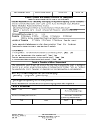Form XR205 Law Enforcement and Confidential Information - Extreme Risk Protection Order - Respondent Under 18 - Washington, Page 2