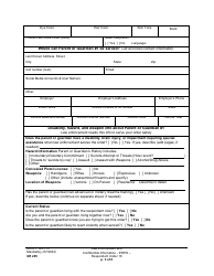 Form XR205 Law Enforcement and Confidential Information - Extreme Risk Protection Order - Respondent Under 18 - Washington, Page 3