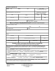 Form XR205 Law Enforcement and Confidential Information - Extreme Risk Protection Order - Respondent Under 18 - Washington, Page 4