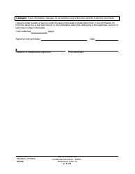 Form XR205 Law Enforcement and Confidential Information - Extreme Risk Protection Order - Respondent Under 18 - Washington, Page 6