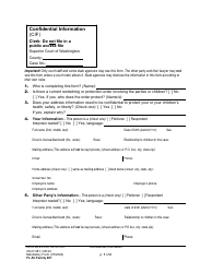 Document preview: Form FL All Family001 Confidential Information - Washington