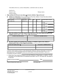Form FL All Family001 Confidential Information - Washington, Page 2