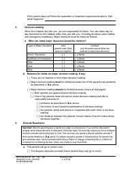 Form FL All Family140 Parenting Plan - Washington, Page 4