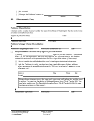 Form FL Divorce201 Petition for Divorce (Dissolution) - Washington, Page 11