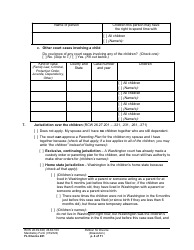 Form FL Divorce201 Petition for Divorce (Dissolution) - Washington, Page 4