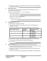 Form FL Divorce201 Petition for Divorce (Dissolution) - Washington, Page 7