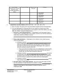 Form FL Divorce203 Petition for Legal Separation (Marriage) - Washington, Page 4
