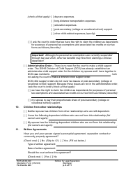 Form FL Divorce203 Petition for Legal Separation (Marriage) - Washington, Page 6