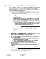 Form FL Divorce205 Petition to Invalidate (Annul) Marriage - Washington, Page 5
