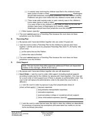 Form FL Divorce205 Petition to Invalidate (Annul) Marriage - Washington, Page 6
