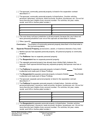 Form FL Divorce231 Findings and Conclusions About a Marriage - Washington, Page 4