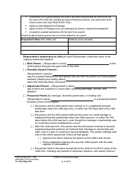 Form FL Parentage301 Petition to Decide Parentage - Washington, Page 3
