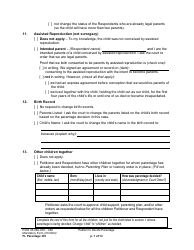 Form FL Parentage301 Petition to Decide Parentage - Washington, Page 7