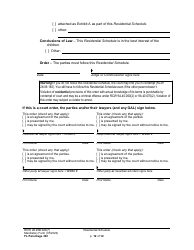 Form FL Parentage303 Residential Schedule - Washington, Page 12