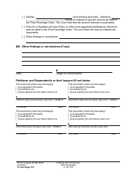 Form FL Parentage315 Findings and Conclusions About Parentage - Washington, Page 11
