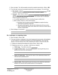 Form FL Parentage315 Findings and Conclusions About Parentage - Washington, Page 6