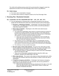 Form FL Parentage315 Findings and Conclusions About Parentage - Washington, Page 8