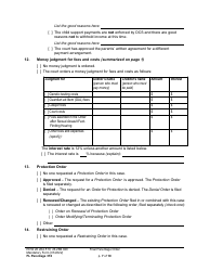Form FL Parentage316 Final Parentage Order - Washington, Page 7