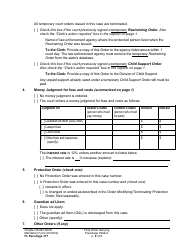 Form FL Parentage317 Final Order Denying Parentage Petition - Washington, Page 2