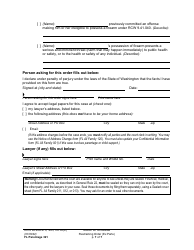 Form FL Parentage321 Motion for Immediate Restraining Order (Ex Parte) - Washington, Page 7