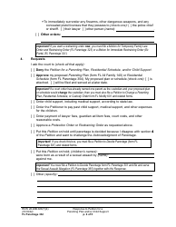 Form FL Parentage332 Response to Petition for a Parenting Plan, Residential Schedule, and/or Child Support - Washington, Page 4